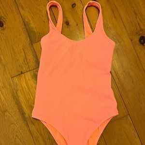 Aerie Ribbed One Piece Swimsuit, Size M